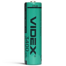 Акумулятор літій-іонний 3400mAh "Videx Li-Lon" 18650 (без захисту)