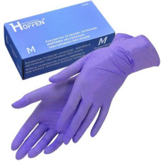 Рукавиці Медичні нітрилові фіолетові Hoffen violet M 3,6гр (50/500)