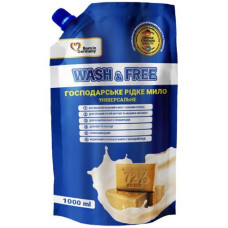 Мило рідке господарське "Wash&Free" 1.0л. (DOYPACK) (1)