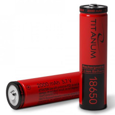 Акумулятор літій-іонний 2000mAh "Titanum Li-Lon" (без захисту) T-18650/2000/1B (1)