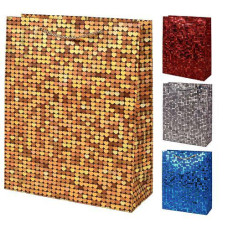 Пакет подарунковий паперовий "Glitter" 18*23*10см. R98352-S (720)