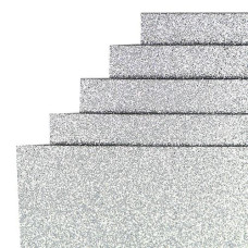 Фоаміран A4. EVA. Glitter HQ 21*30см. 1.7мм. товщ. 10арк. Сірий 17GLA4-054  (1) JO &&