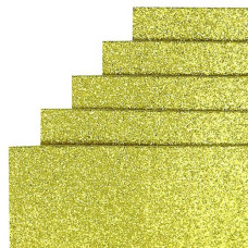 Фоаміран A4. EVA. Glitter HQ 21*30см. 1.7мм. товщ. 10арк. Золотий 17GLA4-056  (1) JO &&