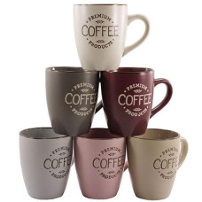 Чашка 350мл. фарфор. "Coffe" мікс. кол. 23052 ІНТР (36)