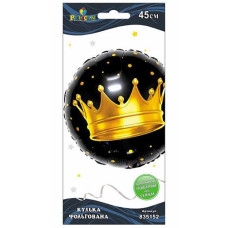 Кулька фольгована "Корона" 45см. Pelican 835152 (1)