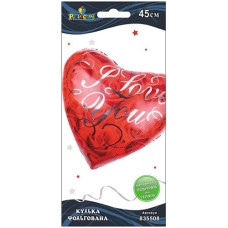 Кулька фольгована "Серце з троянд "I love you" 45см. Pelican 835508 (10)