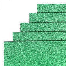 Фоаміран А4 Glitter, зелений, 1,7мм товщ. 10арк. 17GLA4-018 (1) JO &&