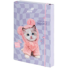 Папка для зошитів Kite В5 на резинці Studio Pets картонна SP26-210 (1)