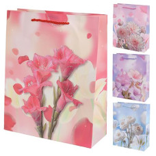 Пакет подарунковий паперовий "Spring flower" 26*32*10см. R40760-M (480)