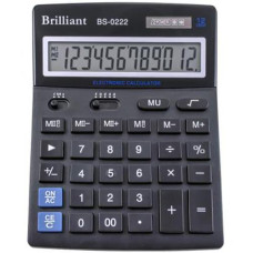 Калькулятор Brilliant 12-ти розрядний 18*14см. BS-0222