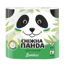Туалетний папір "Сніжна панда Classic/Aroma/Бамбук" 2-х шаровий. 4шт./упак, ціна за упаковку!!! (16)
