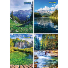 Канц. книга Buromax клітинка A4 96арк кліт .газ. тв лам обк,  2430 BM (8) (тв)