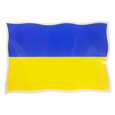 Наклейка "Прапор України" 10*7см. 783382 (10/100)