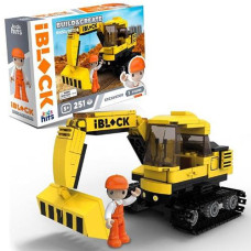 Конструктор в кор. "Kids hits IBLOCK JUNIOR "Екскаватор" 251дет. 24*16*6см. KH53/002/4 (36)