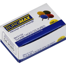 Кнопки BUROMAX  кол. за 100шт. 5104 (1/10/500)