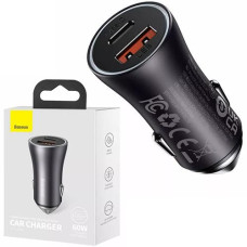 Зарядне автомобільне Baseus 2шт. Type-C/USB CGJM000113 (1)