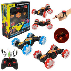 Машинка р/к. в кор. акум. USB "Power Motors" керується рукою+пульт. звук. світло 41*15*19см. PM3409