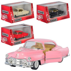 Машинка в кор. метал. "KINSMART Cadiliac Series 62 Coupe" інерц. гум. колеса. KT 5339 W (24)