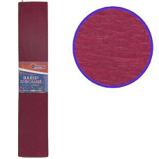 Папір гофрований бордовий 50см.х2м.  55% 20гр/м  J.Otten KR55-8002