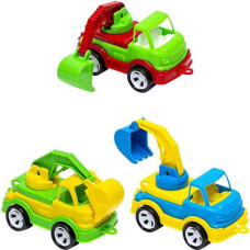 Машинка "Екскаватор "Mini Matik" 14см. мікс. кол. 002/4 Бамсик (36)
