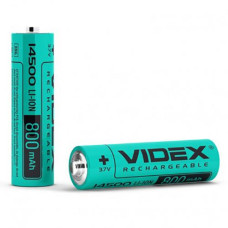 Акумулятор літій-іонний 800mAh "Videx Li-Lon" 14500 (R6) (без захисту)