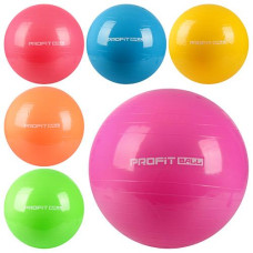 М'яч для фітнесу в куль. "Profitball" 85см. 1350гр. 6кол. MS 0384 (18)