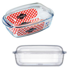 Форма для запікання "O Cuisine" прямукутна 4.4л.+ кришка 2.3л. 33*20*13см. 466AC00 ЮГ-К (3)