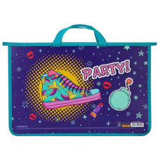 Портфель пластиковий А4 на блискавці, Beauty CF30001-01