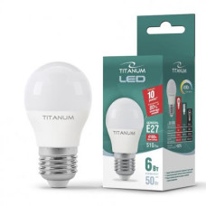 Лампочка LED 6 Вт E27 4100K 220В Titanum TLG4506274/TL-G45-06274 (1)