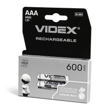Акумулятор на бліст. 600mAh "Videx" AAA/HR3 ціна за 1шт. VD0112 (2)
