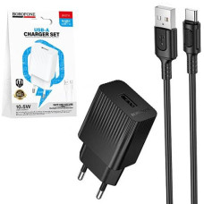 Зарядне Borofone USB кабель (USB- Type-C) 10.5W 2кол. BAS71A (1)