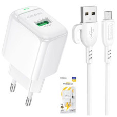 Зарядне Borofone USB кабель (USB- Type-C) 18W BAS42A (1)