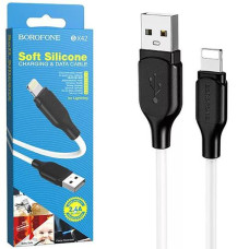 Кабель зарядний Borofone (USB-iP) 2.4A. 1.0м. BX42 (1)