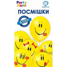 Набір кульок латексних "Посмішка" 5шт 30см 1111-5773