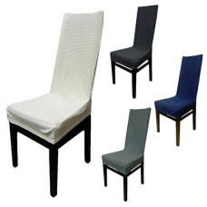 Чохол на стілець натяжний мікс кол. 50*40*65*45см R89560-GR (10)