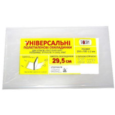 Обкладинка д/книг Tascom П/Е регул. h-295(клейова) атласів, к.карт журналів 150мкм 2632-TM (20/1000)