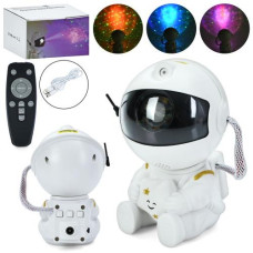 Нічник проектор в кор. акум. "Космонавт" пульт. USB. магнітна голова. туман 13*10*8см. INT 0013 (96)