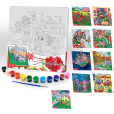 Картина по номерах 31*31см. "Canvas Painting" PX-05-01,02,03,04,05...10 Danko toys (12)