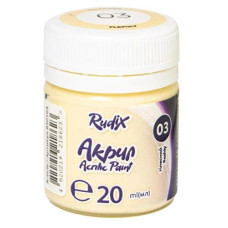 Фарба акрилова для декору, матова тілесна 20мл. RUDIX  "Н.В. Гамма" 850103 (1)