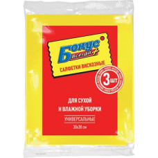 Серветка для прибирання віскоза 3шт. "Бонус" 83940 (65) (не розбив)