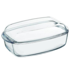 Форма для запікання "Pyrex" прямокутна 2.9л.+ кришка 1.6л. 465A000 ЮГ-К (6)