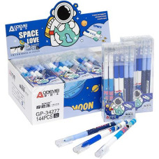Ручка пише-стирає "Aodemei Spaceman" 0.5мм. СИНЯ 34277 (12/144)