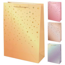Пакет подарунковий паперовий "Stars" 18*23*8см. R98707-S (720)