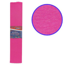 Папір гофрований яскраво-рожевий 50см.х2м.  55% 20гр/м  J.Otten KR55-8006