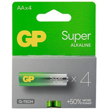 Бат. R6 бл. GP Super Alkaline лужна 1.5V 15A21-SB4 (4/40)