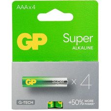 Бат. R3 бл. GP Super Alkaline лужна 1.5V 24A21-SB4 (4/10/80)