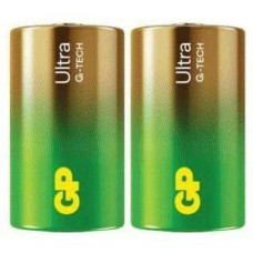 Бат. R20 сп. GP Ultra Alkaline 1.5V лужна 13AU21-S2 (20/200)
