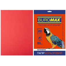 Папір офс А-4 20а/ 80г Intensiv червоний  2721320-05 BM BUROMAX