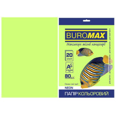 Папір офс А-4 20а/ 80г Neon зелений 2721520-04 BM BUROMAX