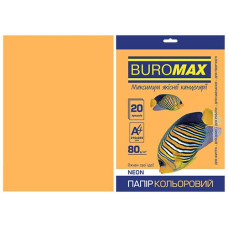 Папір офс А-4 20а/ 80г Neon помаранчевий 2721520-11 BM BUROMAX